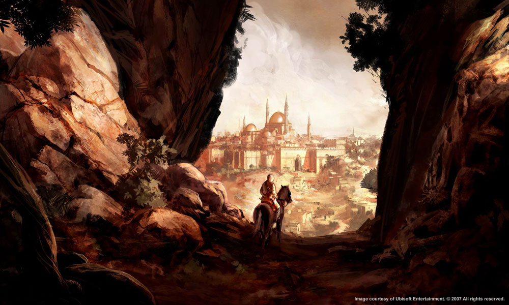Damascus Arrival Art from Assassin's Creed