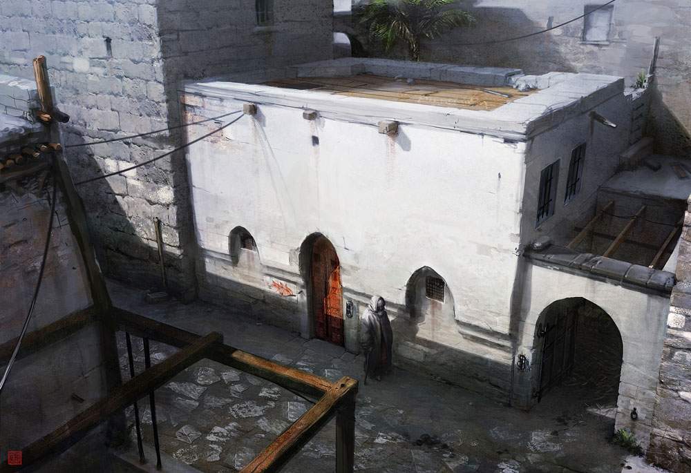 Jerusalem Street Art from Assassin's Creed