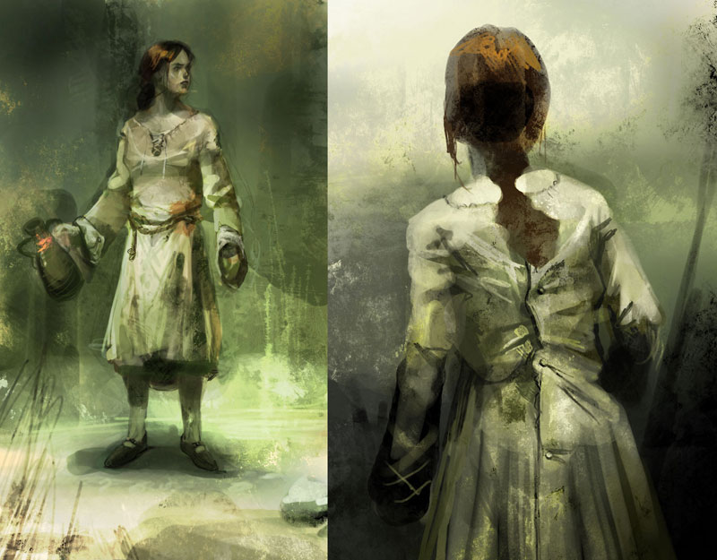 Peasant Girl Art from Assassin's Creed