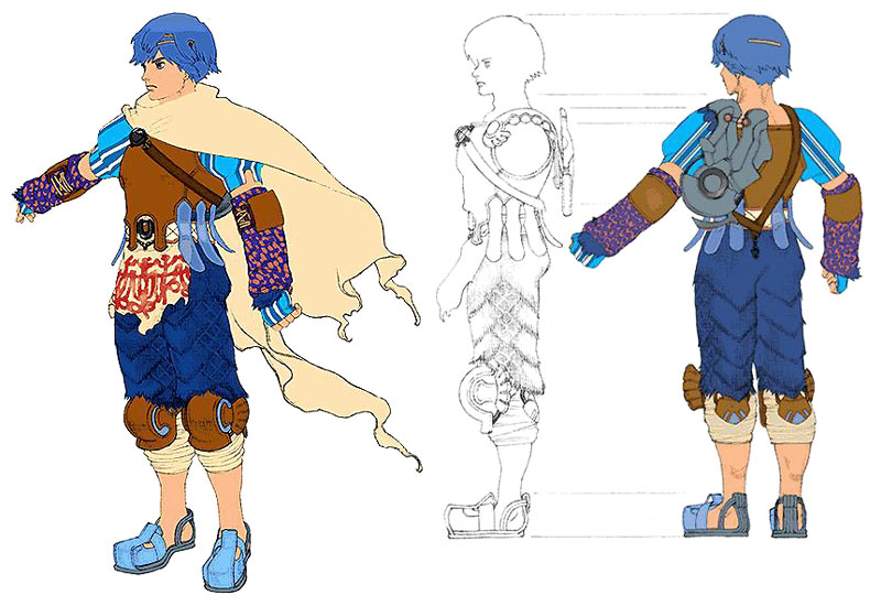 Kalas Concept Art from Baten Kaitos