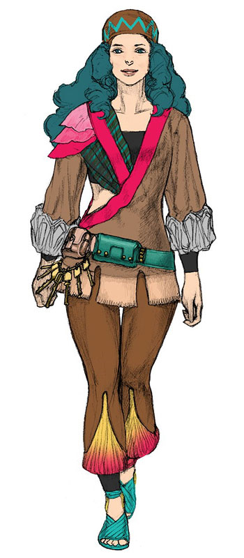 Gena Art from Baten Kaitos Origins