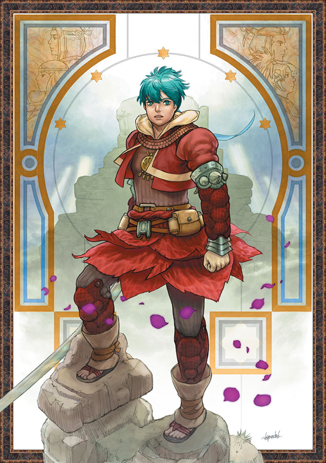 Sagi Illustration from Baten Kaitos Origins