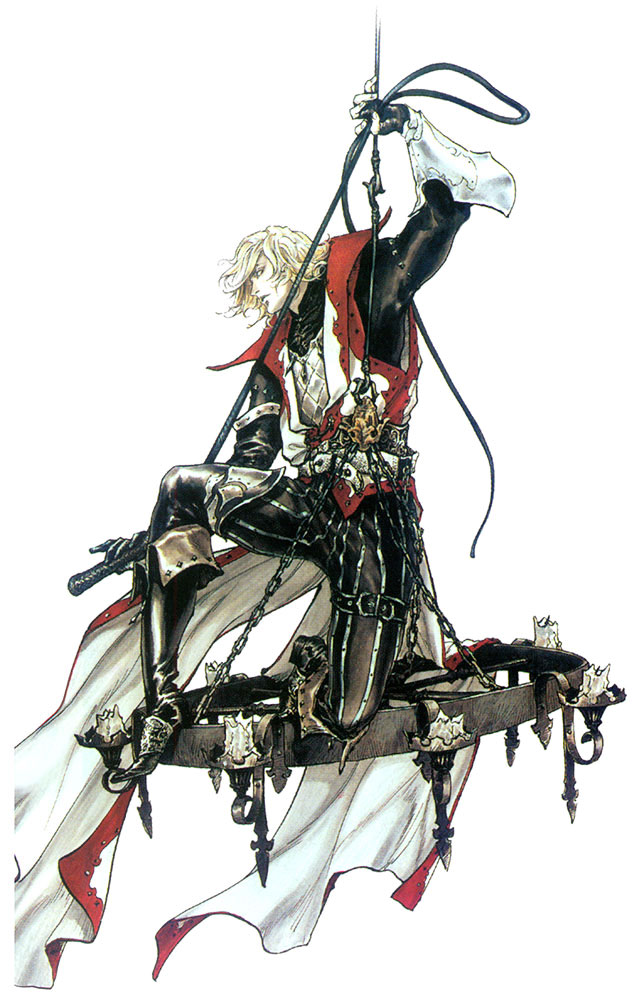 Leon Belmont on Chandelier Art from Castlevania: Lament of Innocence