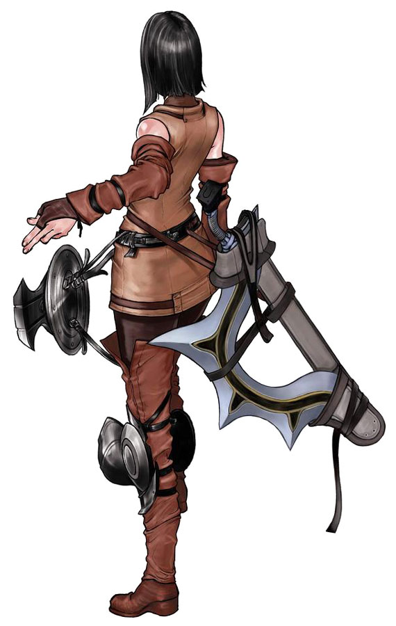 Arioch Backside Art from Drakengard