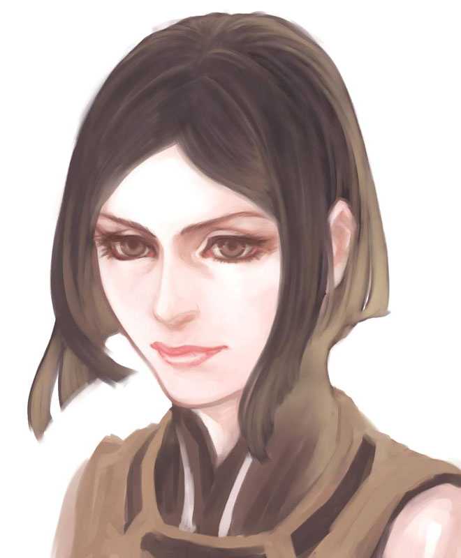 Arioch Face Art from Drakengard