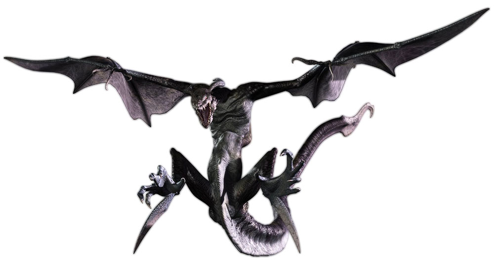 Black Dragon Art from Drakengard