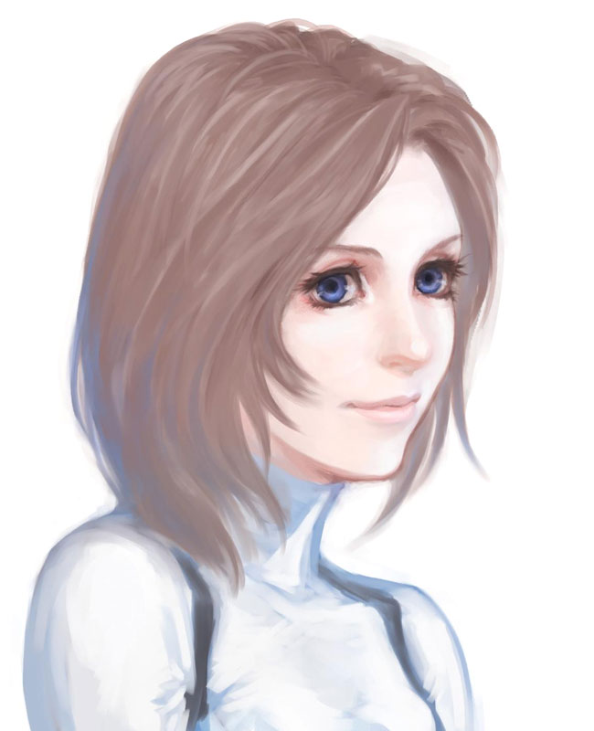 Furiae Face Art from Drakengard