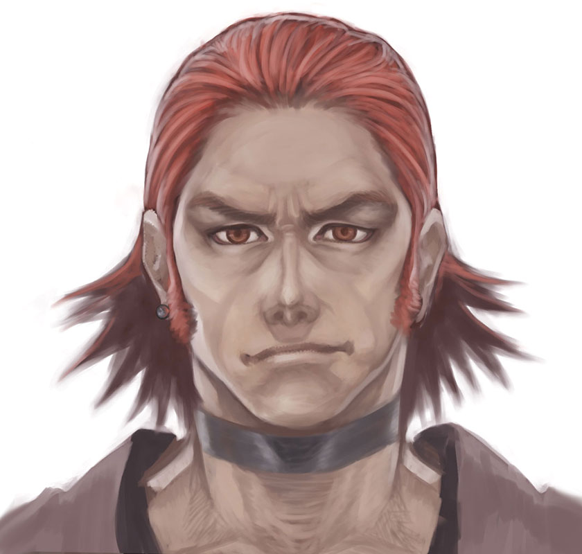 Inuart Face Art from Drakengard