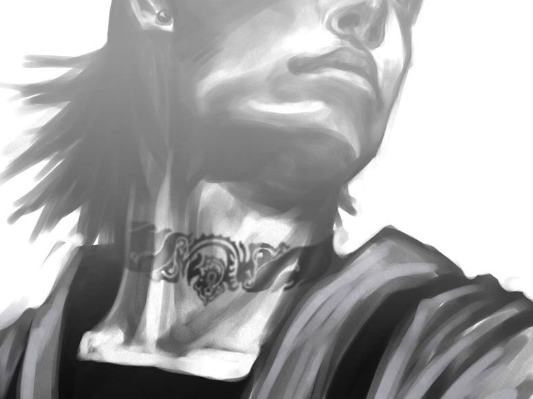 Inuart's Neck Pact Mark Art from Drakengard