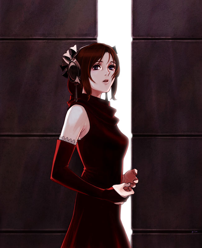 Furiae in Dark Dress Art from Drakengard