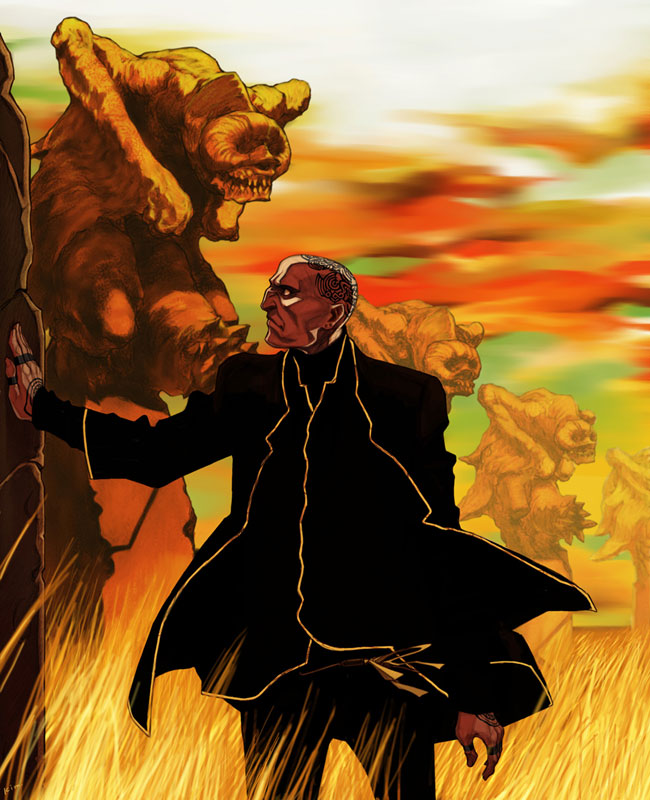 Hierarch Verdelet Art from Drakengard
