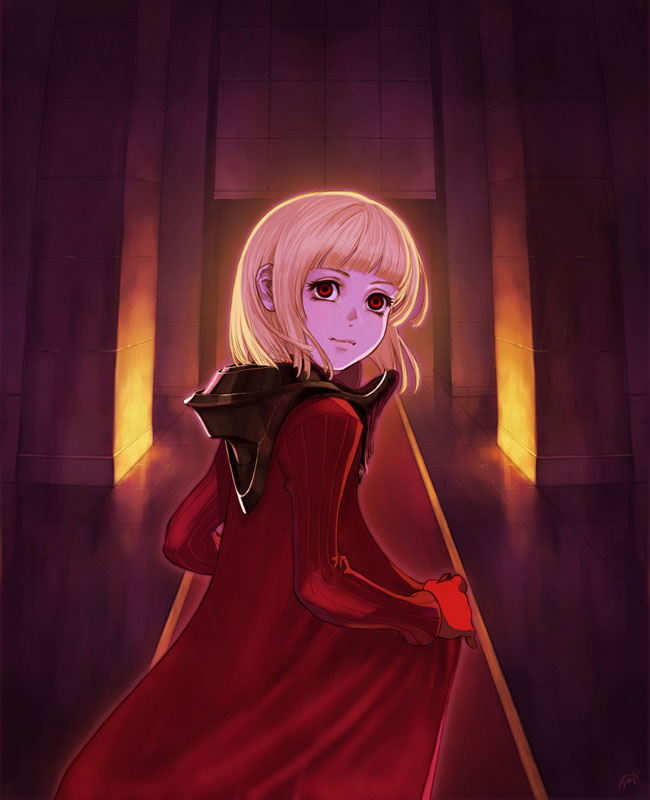 High Priestess Manah Art from Drakengard