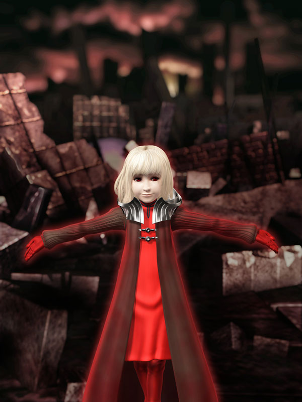 High Priestess Manah Artwork from Drakengard