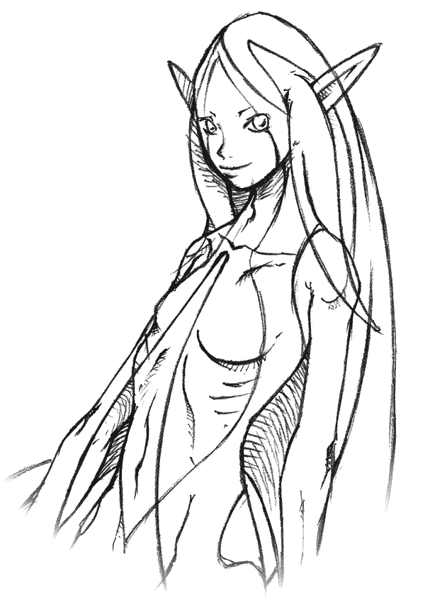 Undine Art from Drakengard