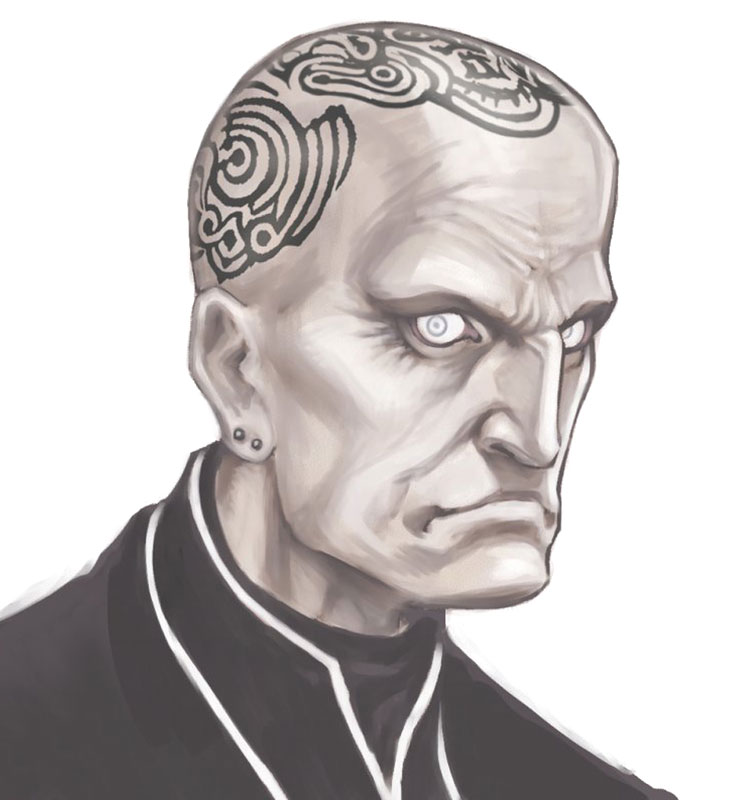 Verdelet Face Art from Drakengard