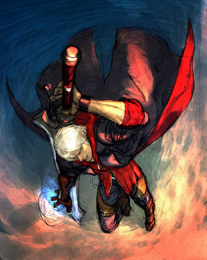 Nero Concept Art from Devil May Cry 4