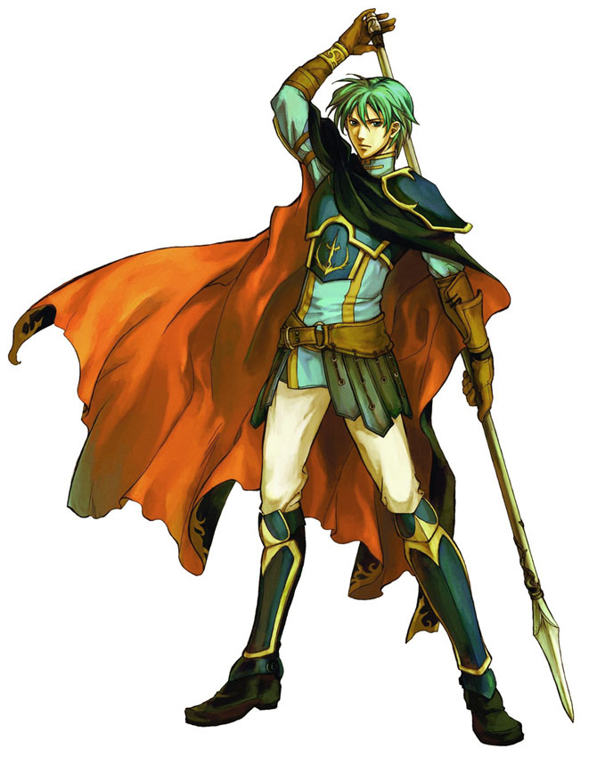 Ephraim Art from Fire Emblem: The Sacred Stones