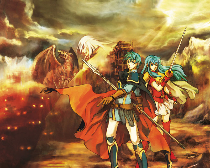 Promotional Art from Fire Emblem: The Sacred Stones
