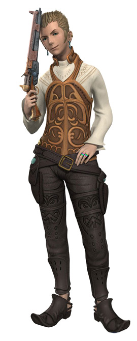 Balthier CG Art from Final Fantasy XII: Revenant Wings