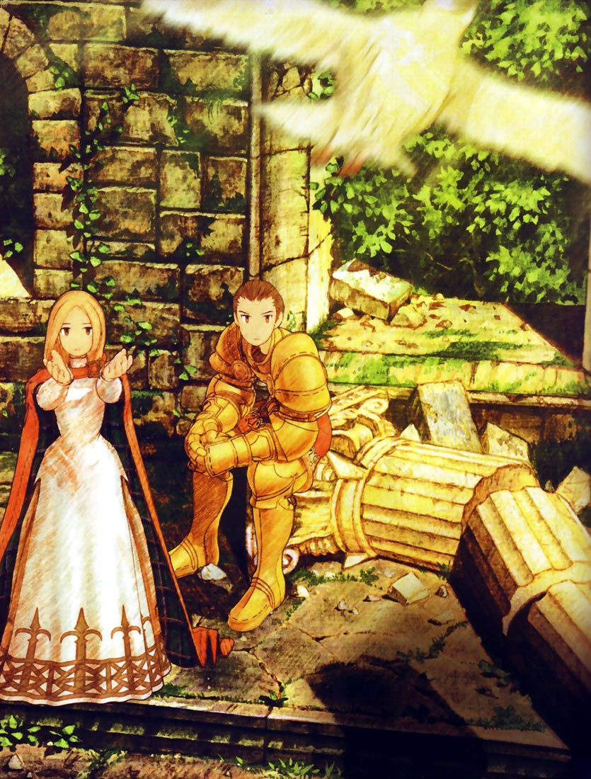 Delita & Ovelia Art from Final Fantasy Tactics