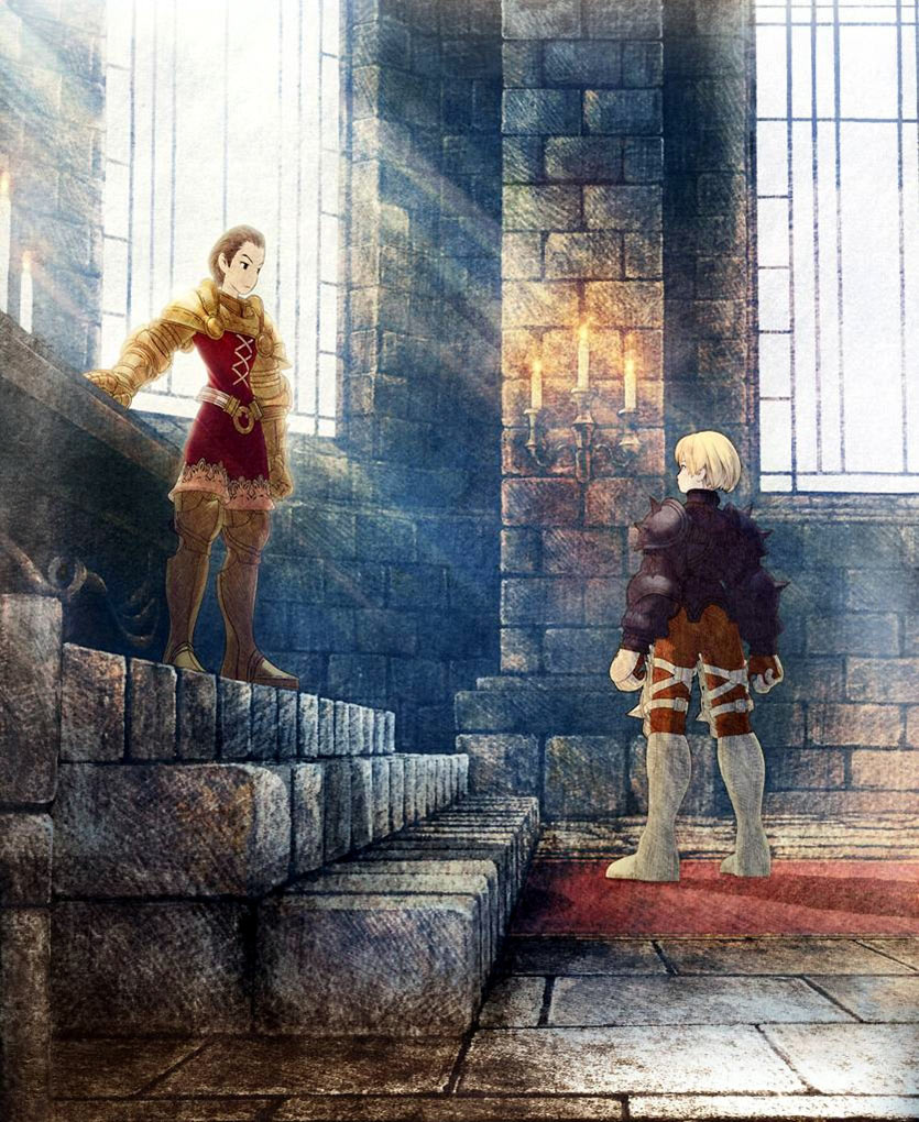 Delita & Ramza Art from Final Fantasy Tactics