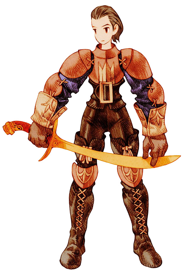 Delita Heiral Art from Final Fantasy Tactics