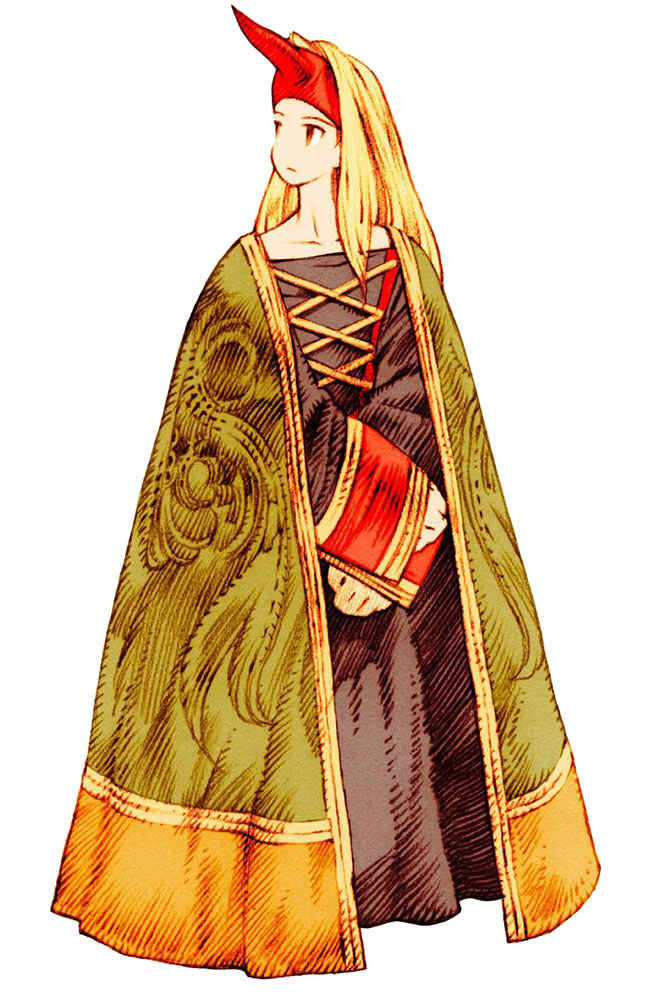 Summoner Female Art from Final Fantasy Tactics