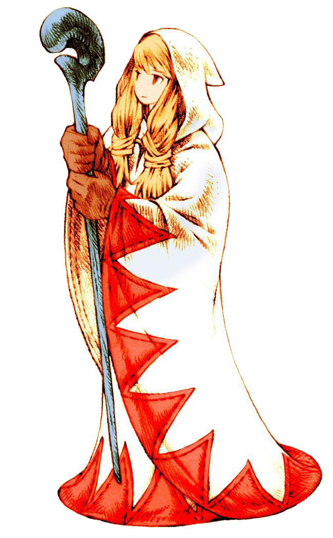White Mage Female Art from Final Fantasy Tactics