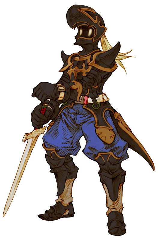 Dark Knight Male Art from Final Fantasy Tactics