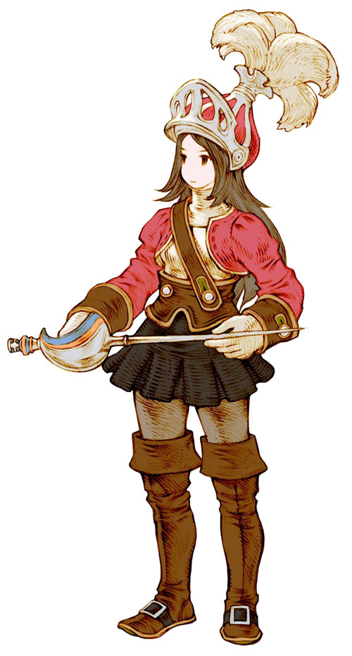 Onion Knight Female Art from Final Fantasy Tactics