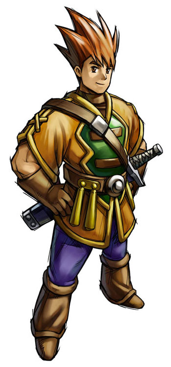 Garet Art from Golden Sun