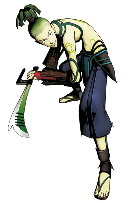 Negimaru (Twin Blade) Art from .hack//G.U. vol. 1//Rebirth