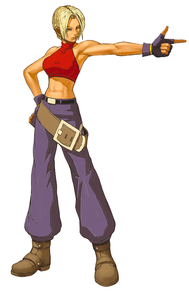 Blue Mary Art from The King of Fighters 2002