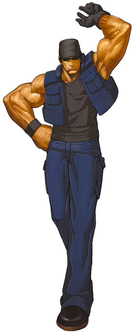 Clark Steel Art from The King of Fighters 2002
