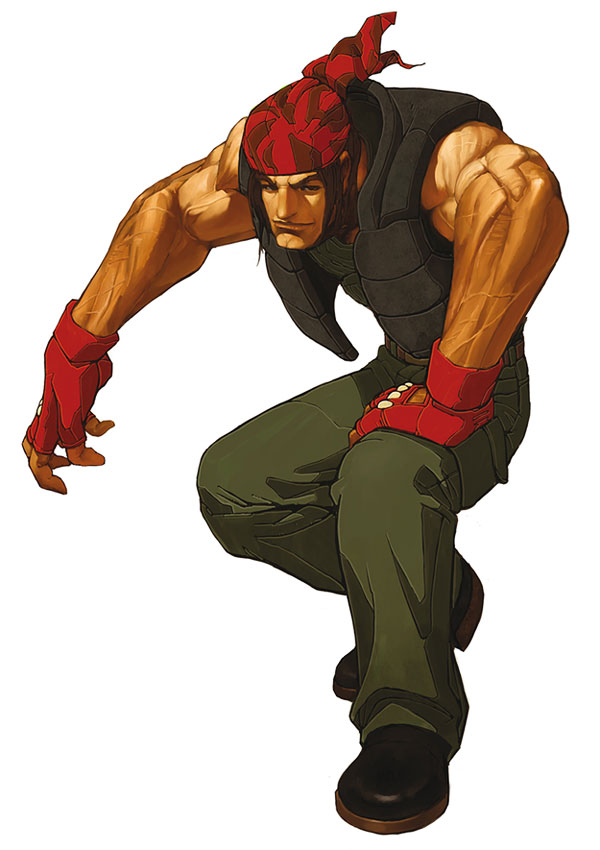 Ralf Jones Art from The King of Fighters 2002