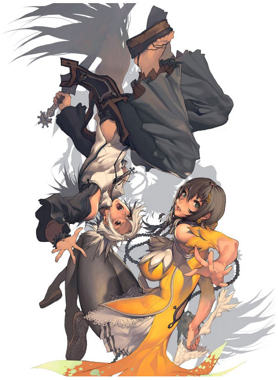 Calintz & Reith PSP Box Art from Magna Carta: Tears of Blood