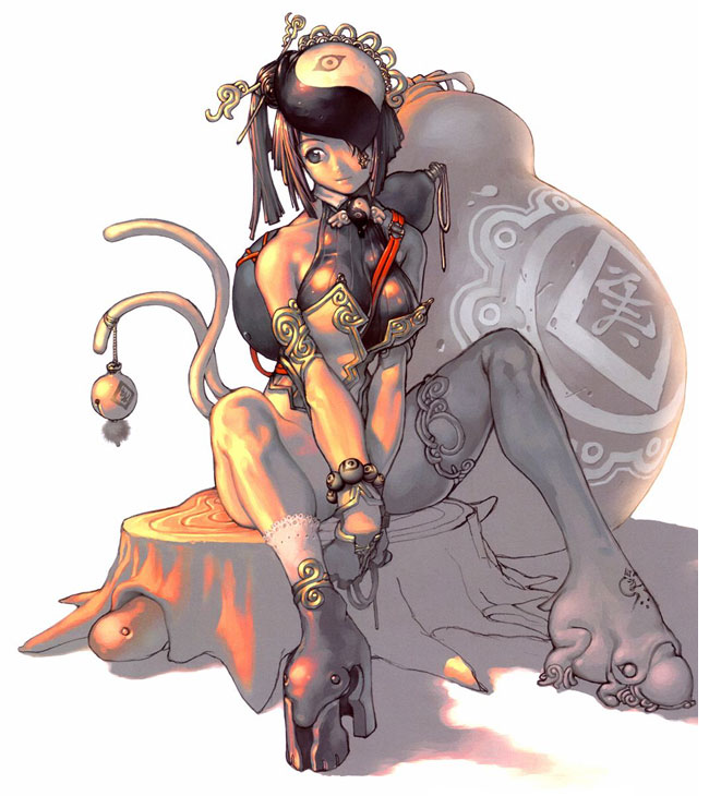 Female Character Concept Artwork from Magna Carta: Tears of Blood
