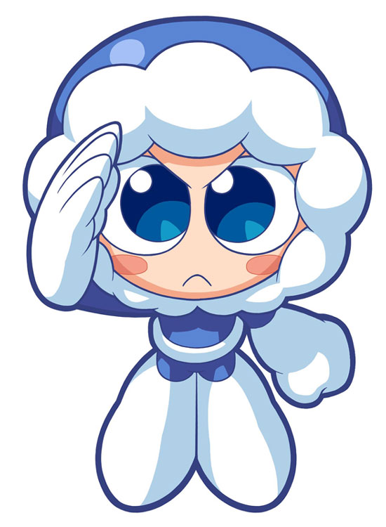Ice Man Art from Mega Man Powered Up