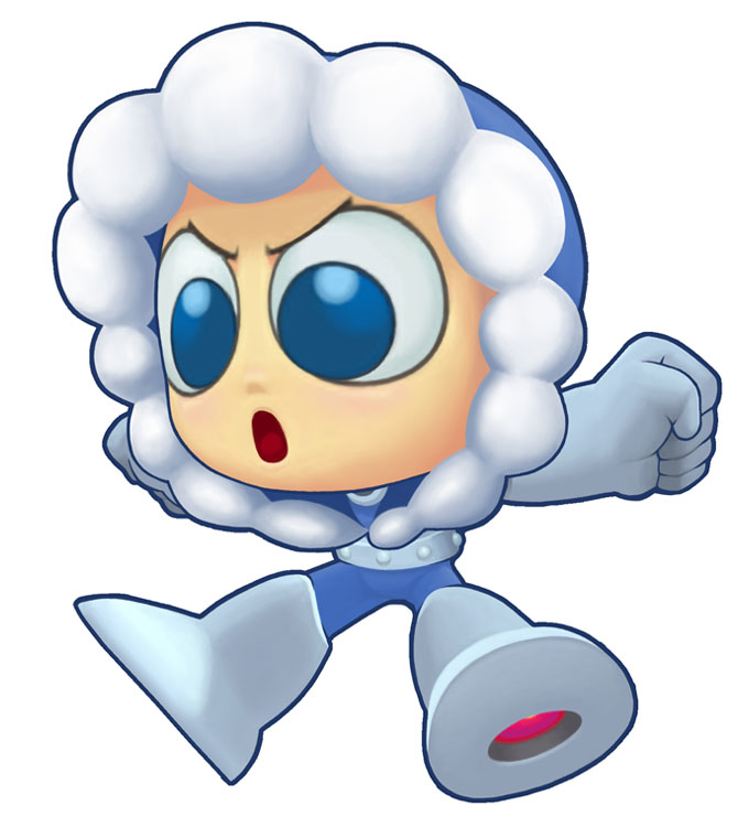 Ice Man Render from Mega Man Powered Up