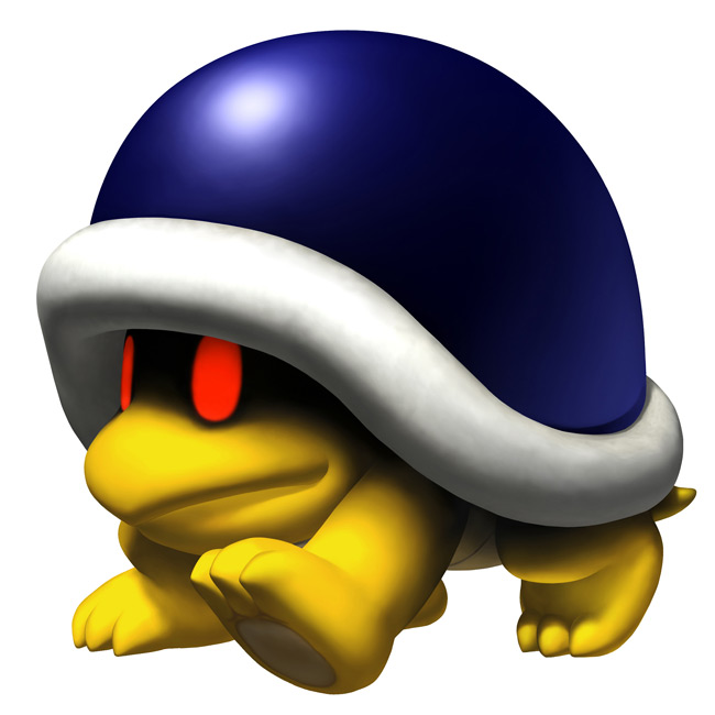 Buzzy Beetle Art from New Super Mario Bros.