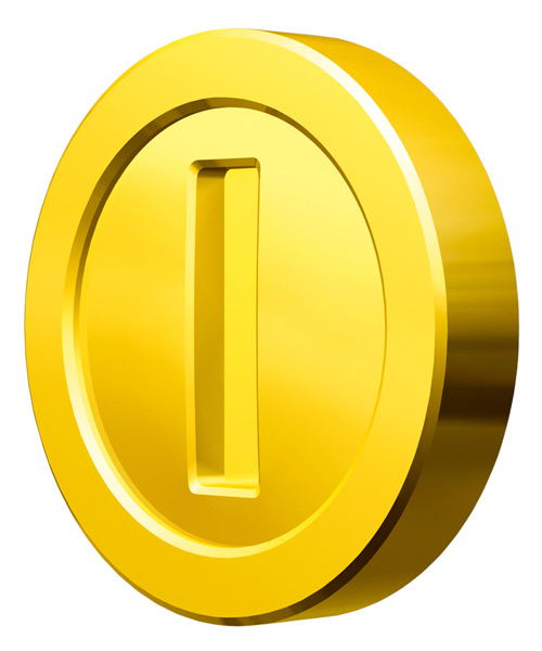 Coin Art from New Super Mario Bros.