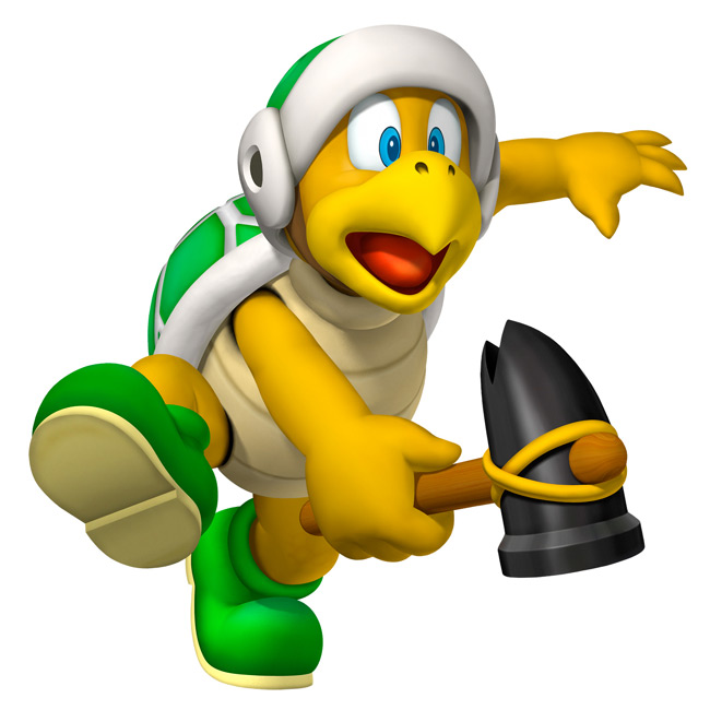 Hammer Bros Art from New Super Mario Bros.