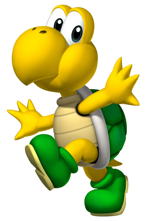 Koopa Troopa Art from New Super Mario Bros.