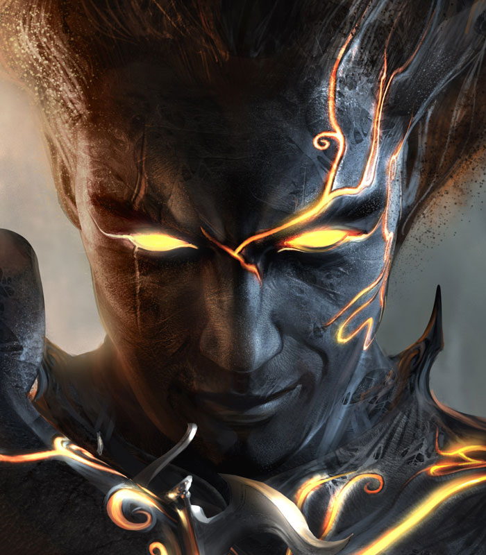 Dark Prince Face Art from Prince of Persia: The Two Thrones