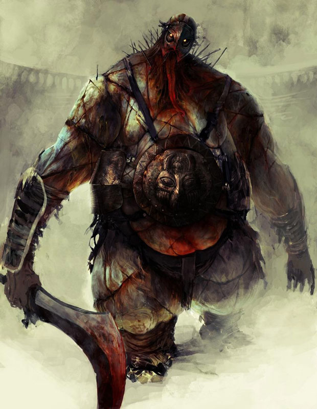 Giant Enemy Concept Art from Prince of Persia: The Two Thrones