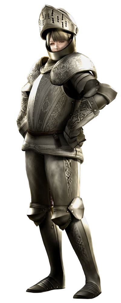 Ashley Knight Armor Art from Resident Evil 4