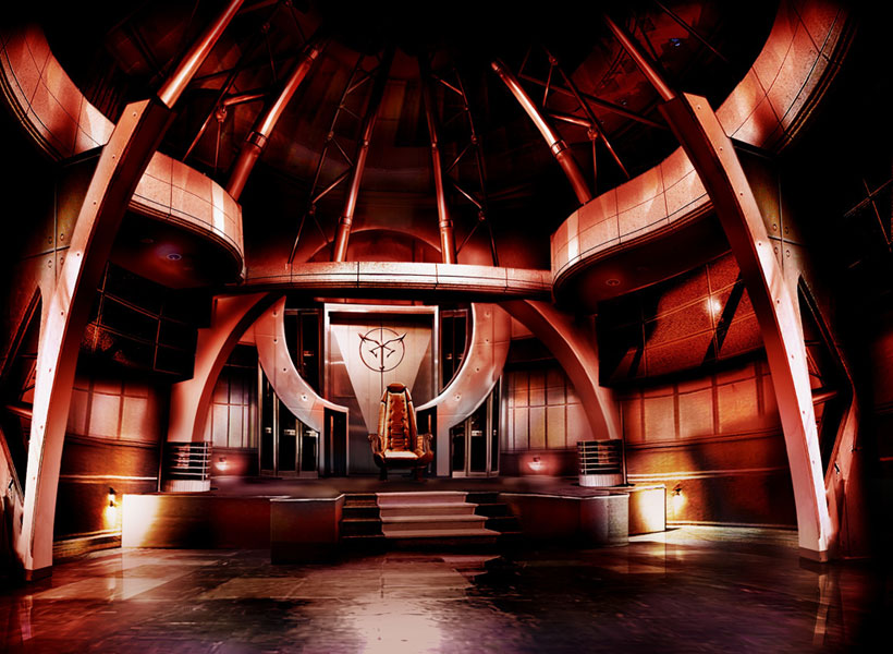 Throne Room Art from Resident Evil 4