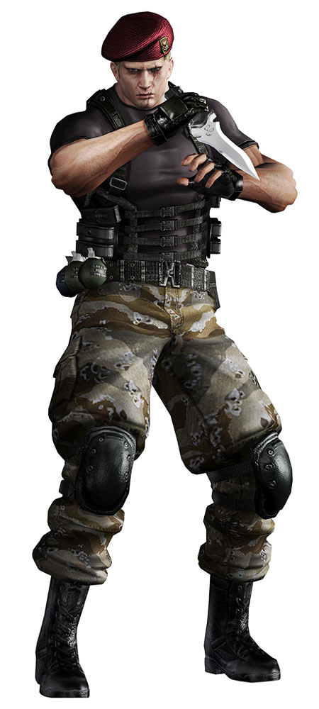 Jack Krauser Art from Resident Evil 4