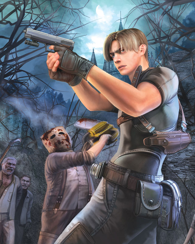 Leon Promotional Art from Resident Evil 4