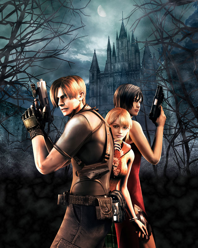 Leon, Ashley, & Ada Art from Resident Evil 4